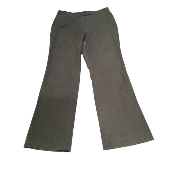 New York & Company Womens Grey Jeans High Rise Flared Size 12 RN 23243 Cotton - Picture 13 of 14